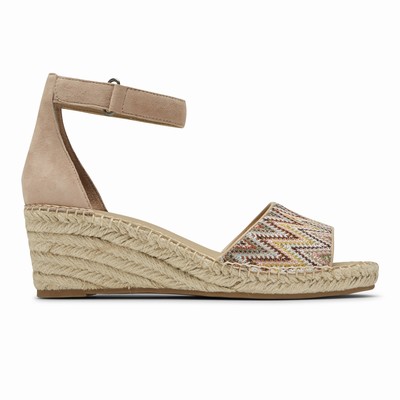 Rockport Marah Woven Strap Wedges Damen Braun XNH-475296